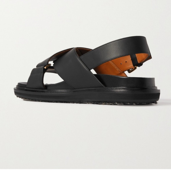 2025 Marni Fussbett leather slingback sandals size 40